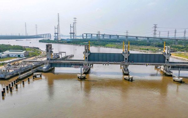 TP.HCM dự kiến vận hành dự án ngăn triều 10.000 tỉ trong tháng 11
