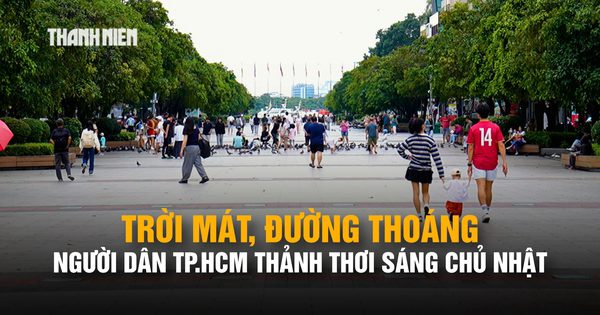 TP.HCM mát mẻ sau mưa sớm, người dân thong thả xuống phố ngày chủ nhật