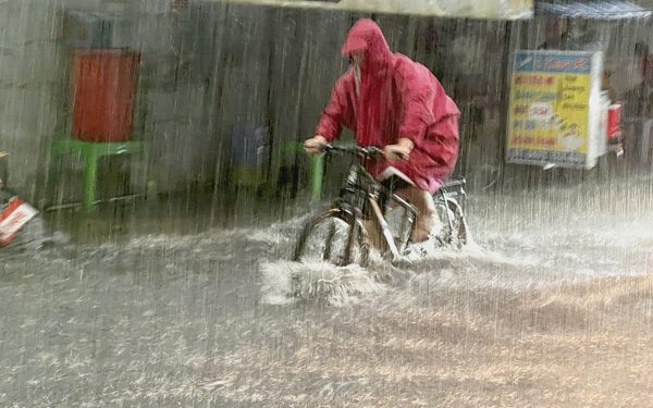 TP.HCM: Mưa lớn, triều cường, hiệu trưởng có thể cho học sinh học trực tuyến