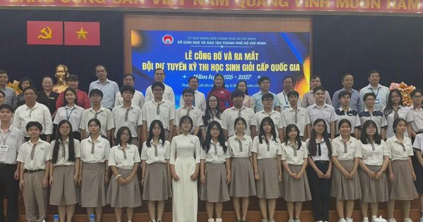 TP.HCM ra mắt đội tuyển tham dự kỳ thi chọn học sinh giỏi quốc gia