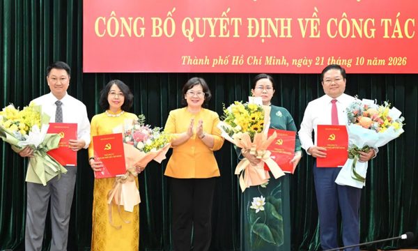 TPHCM điều động, bổ nhiệm nhiều cán bộ