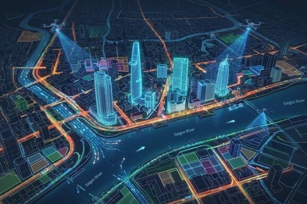 TPHCM ứng dụng bản sao số để "mô phỏng" chống ngập, giảm kẹt xe