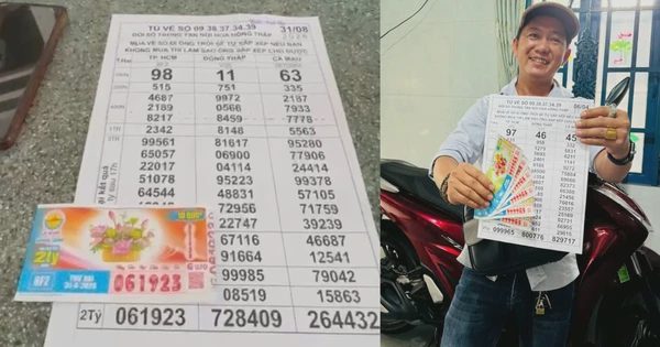 Trả nợ đồng nghiệp 20.000 đồng, cả hai cùng trúng độc đắc xổ số miền Nam