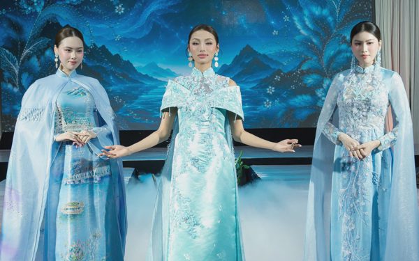 Trần Thiện Khánh đưa hình bóng mẹ vào áo dài