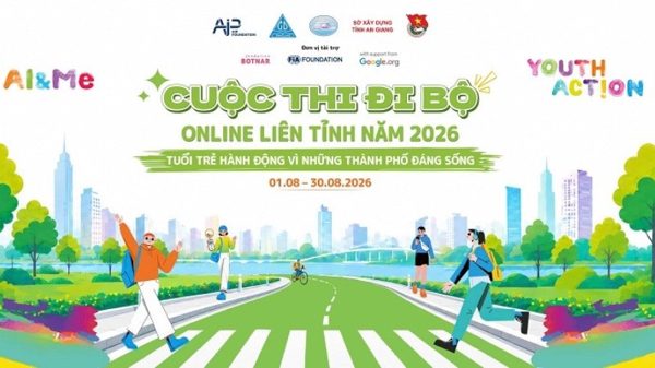 Trao giải cuộc thi đi bộ online liên tỉnh tại Đồng bằng sông Cửu Long