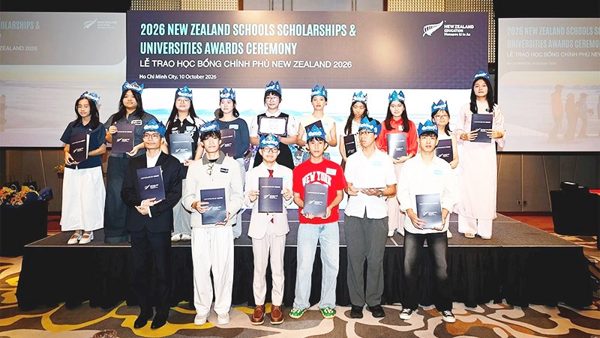 Trao học bổng Chính phủ New Zealand 2026