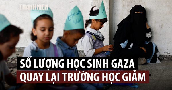 Trẻ em Gaza trở lại trường học trong nỗi buồn mất bạn bè