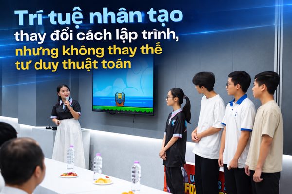 Trí tuệ nhân tạo thay đổi cách lập trình, nhưng không thay thế tư duy thuật toán