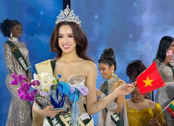 Trịnh Mỹ Anh bị tước danh hiệu Miss Earth Water sau khi đoạt á hậu Miss Universe Vietnam