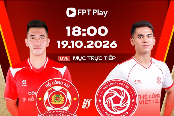 Trực tiếp bóng đá CA TPHCM vs Thể Công Viettel: Tiến Linh đá chính