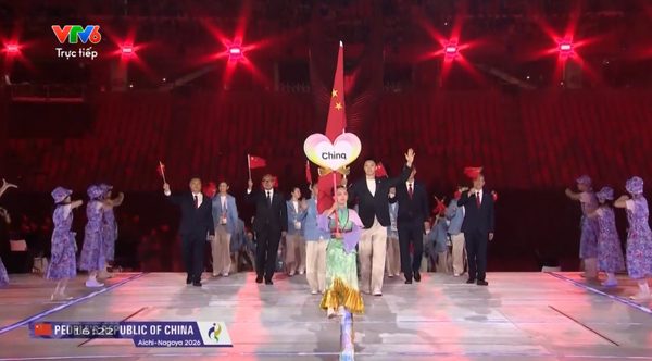Trực tiếp lễ khai mạc Asiad 20: Rực rỡ sắc màu công nghệ và văn hóa Nhật Bản