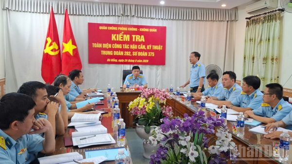 Trung đoàn Tên lửa 282 bảo đảm hậu cần, kỹ thuật cho nhiệm vụ sẵn sàng chiến đấu