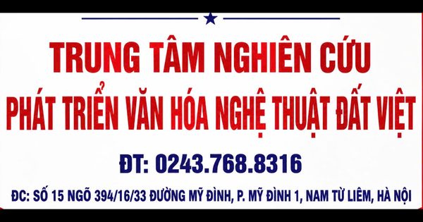 Trung tâm nghiên cứu phát triển Văn hóa nghệ thuật Đất Việt thông báo giải thể