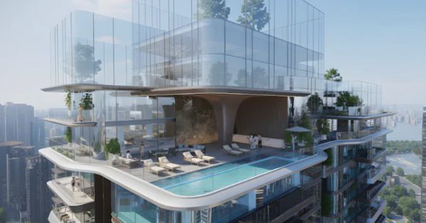 Trung tâm thủ đô xuất hiện siêu dự án có "bãi biển" cát trắng nước mặn 7.200m2, kiến trúc cảm hứng từ biển mây bảng lảng trên đỉnh núi, được vận hành bởi AI thế hệ mới