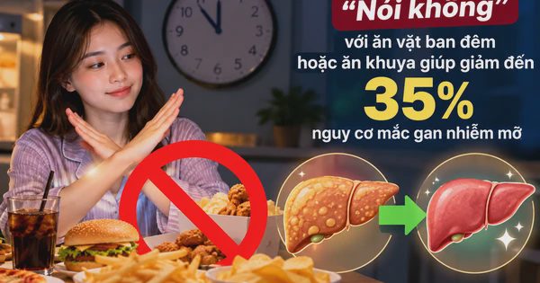 Trước khi ngủ, 'nói không' với thói quen này giúp giảm 35% nguy cơ gan nhiễm mỡ