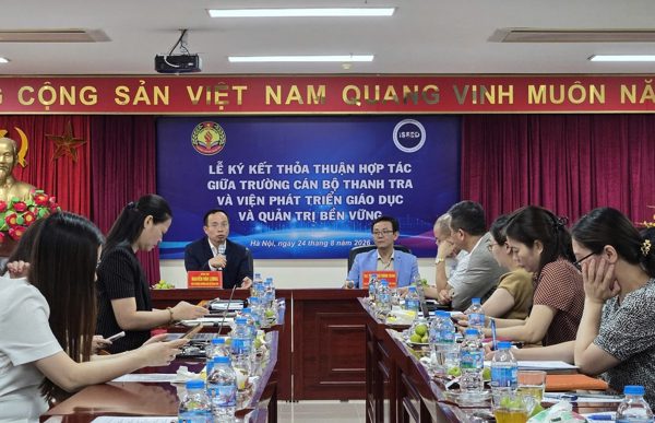 Trường Cán bộ Thanh tra và Viện iSEED hợp tác nâng cao năng lực quản trị