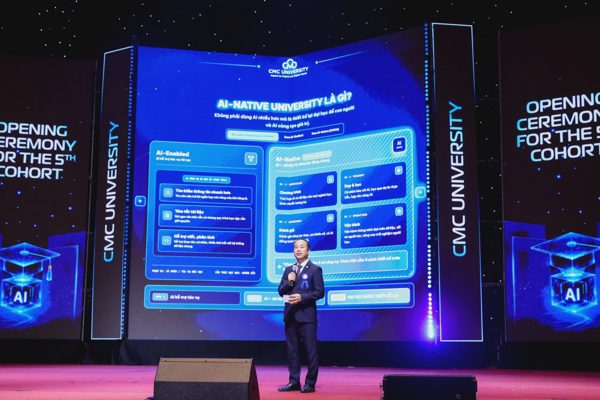 Trường Đại học CMC khai giảng khóa 5 và ra mắt mô hình AI-Native