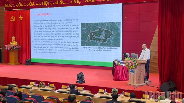 Trường đại học Cửu Long tổ chức Hội thảo khoa học quốc gia về chính quyền địa phương 2 cấp và chuyển đổi số