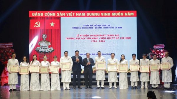 Trường đại học Sân khấu-Điện ảnh Thành phố Hồ Chí Minh kỷ niệm 50 năm Ngày thành lập