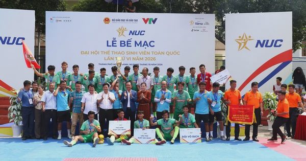 Trường Đại học TDTT TP.HCM thắng Đại học Huế, giành chức vô địch