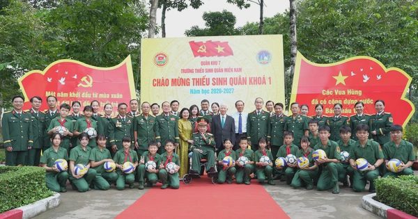 Trường Thiếu sinh quân miền Nam đón 240 học sinh trong năm học đầu tiên