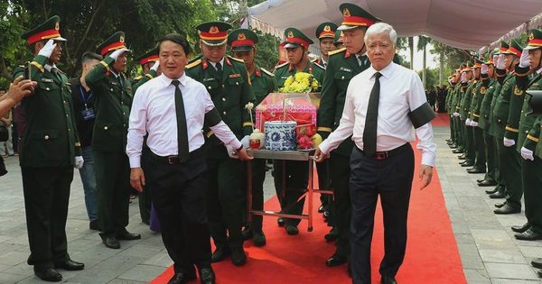 Truy điệu, an táng các liệt sĩ hy sinh tại Vị Xuyên và Cần Thơ