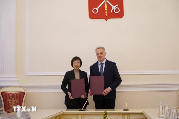 TTXVN và St. Petersburg triển khai hợp tác trên lĩnh vực truyền thông đối ngoại