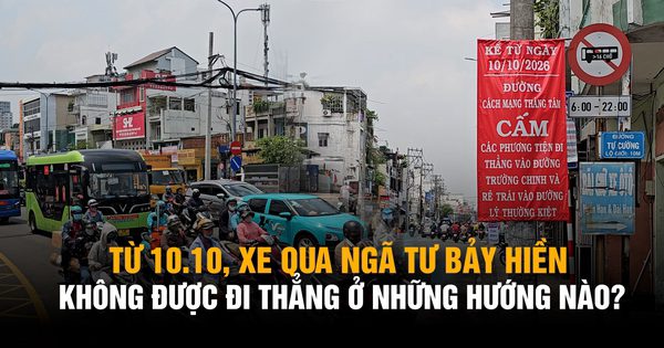 Từ 10.10, xe qua ngã tư Bảy Hiền không được đi thẳng ở những hướng nào?