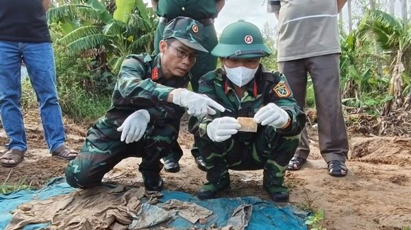 Từ ký ức của người dân, Đội K51 quy tập được 1 hài cốt liệt sĩ cùng mảnh nhựa ghi chữ “Anh Luân”