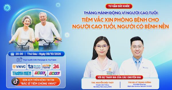 Tư vấn trực tuyến: Người cao tuổi cần tiêm vắc xin nào để phòng bệnh?