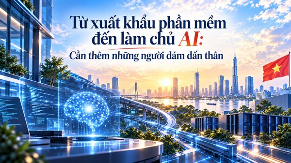 Từ xuất khẩu phần mềm đến làm chủ AI: Cần thêm những người dám dấn thân