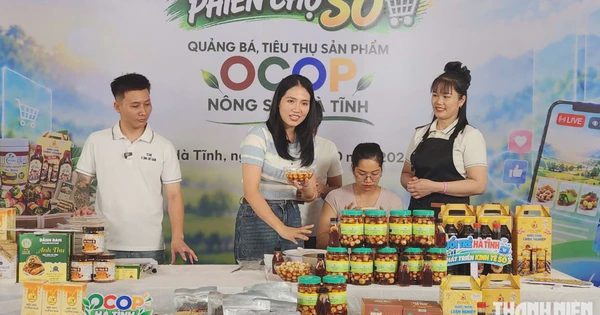 Tuổi trẻ Hà Tĩnh mở 'phiên chợ số' quảng bá, tiêu thụ sản phẩm OCOP
