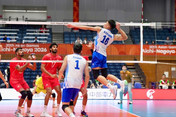 Tuyển bóng chuyền nam Việt Nam gặp khó trước hàng công Ấn Độ sau 8 năm trở lại Asiad 20