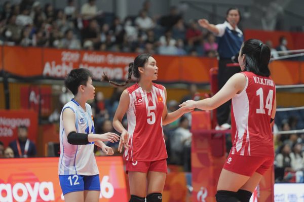Tuyển bóng chuyền nữ Việt Nam sớm giành vé vào tứ kết ASIAD 20