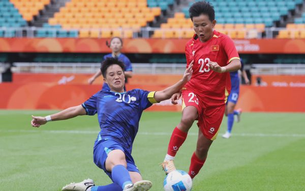 Tuyển nữ Đài Bắc Trung Hoa - Việt Nam (hiệp 1) 1-0: Su Yu-hsuan mở tỉ số
