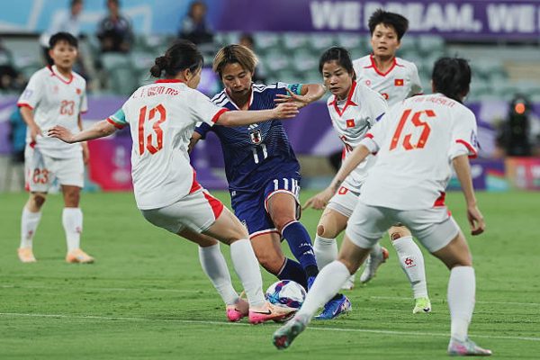 Tuyển nữ Việt Nam 0-0 Nhật Bản (hiệp 1): Thử thách cực đại