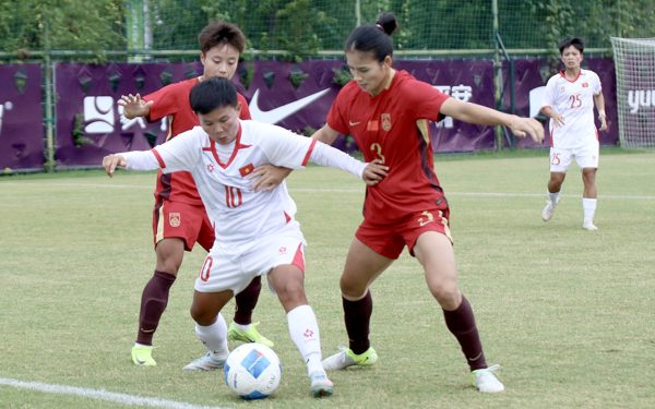 Tuyển nữ Việt Nam thua Trung Quốc trước Asiad 2026
