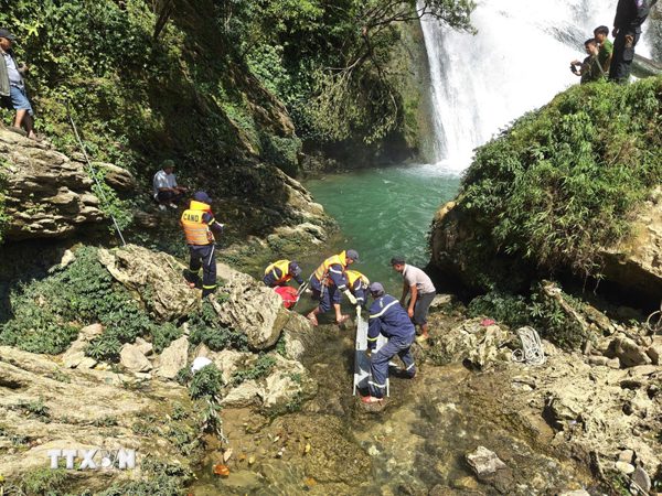 Tuyên Quang: Tìm thấy thi thể du khách bị nước cuốn tại thác Khâu Làn