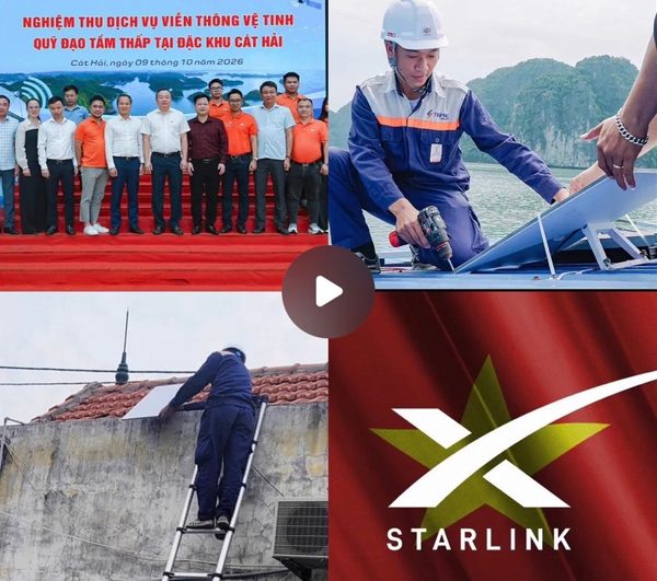 Tỷ phú Elon Musk chia sẻ 6 điểm lắp đặt Internet Starlink tại Cát Bà