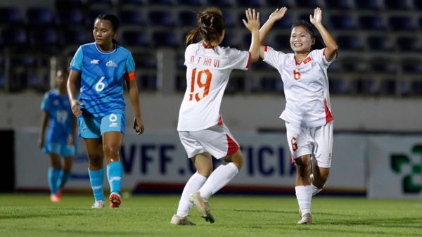 U17 nữ Việt Nam thắng 20-0, vươn lên dẫn đầu bảng D
