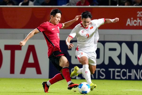 U23 Việt Nam thua đậm U23 Hàn Quốc, dừng bước ở tứ kết ASIAD