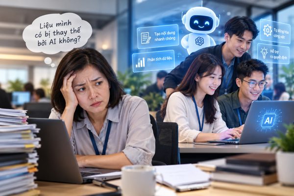 U40 trước làn sóng AI: Dày dạn kinh nghiệm vẫn nơm nớp lo mất việc