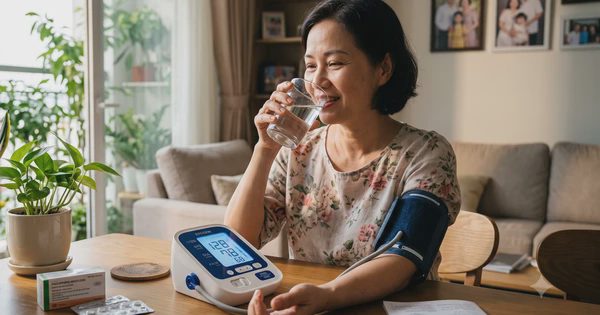 Uống nhiều nước hơn, huyết áp thay đổi thế nào?