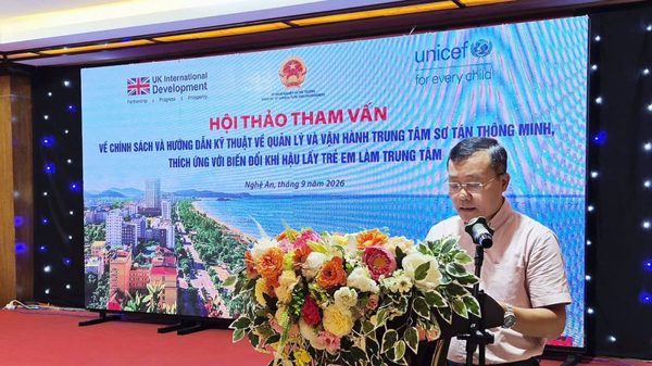 Vận hành Trung tâm sơ tán thông minh, thích ứng với biến đổi khí hậu