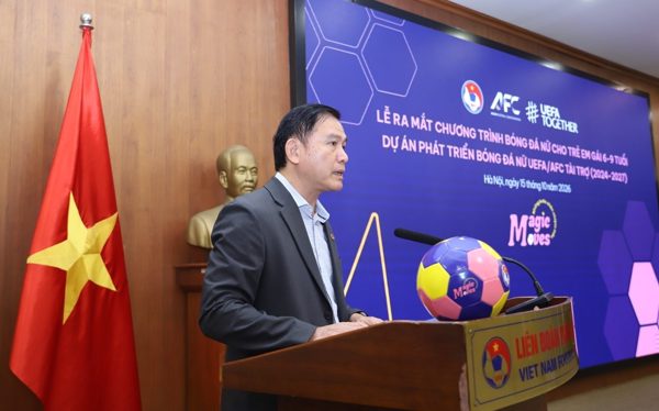 VFF ra mắt chương trình đưa bóng đá đến gần hơn với trẻ em gái từ 6-9 tuổi