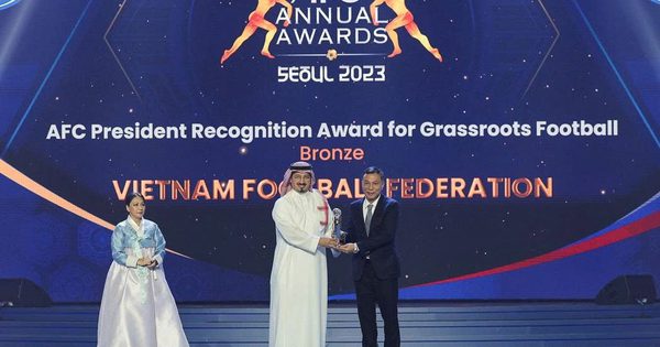 VFF vào tốp 3 đề cử hạng mục danh giá của AFC năm 2026