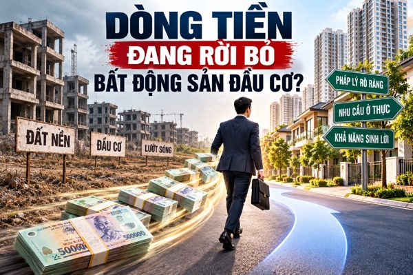 Vì sao dòng tiền đang rời bỏ bất động sản đầu cơ?