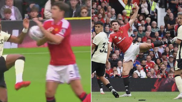 Vì sao Man Utd được công nhận bàn thắng dù Maguire để bóng chạm hai tay?
