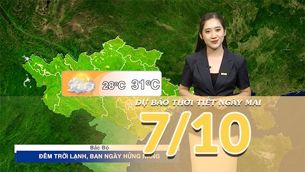 [Video] Dự báo thời tiết đêm nay và ngày mai 7/10/2026: Trung Bộ mưa rất lớn, trọng tâm từ Huế đến Đà Nẵng