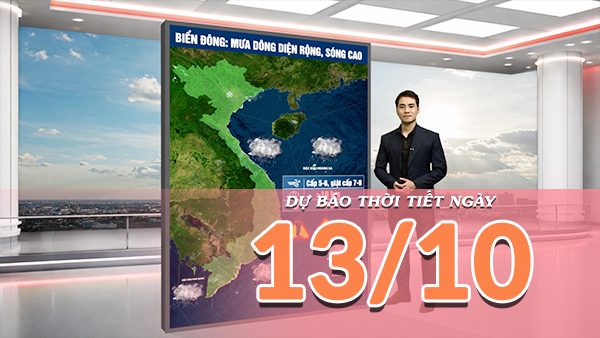 [Video] Dự báo thời tiết ngày 13/10/2026: Bắc Bộ trời nắng, mưa lớn tại Trung Bộ giảm dần